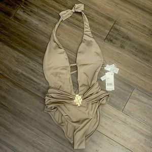 Bronze Bathing Suit